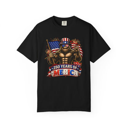 Celebrate 250 Years of 'Merica with this Bigfoot T-shirt | Comfort Colors