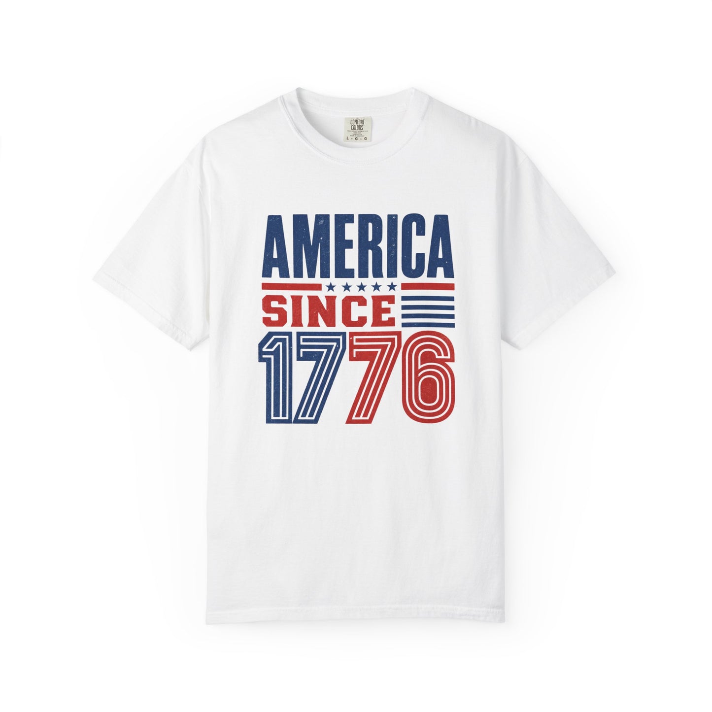 America 1776 T-Shirt Patriotic USA Independence Day Gift Tee American History Freedom Shirt Men Women Unisex