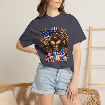 Celebrate 250 Years of 'Merica with this Bigfoot T-shirt | Comfort Colors