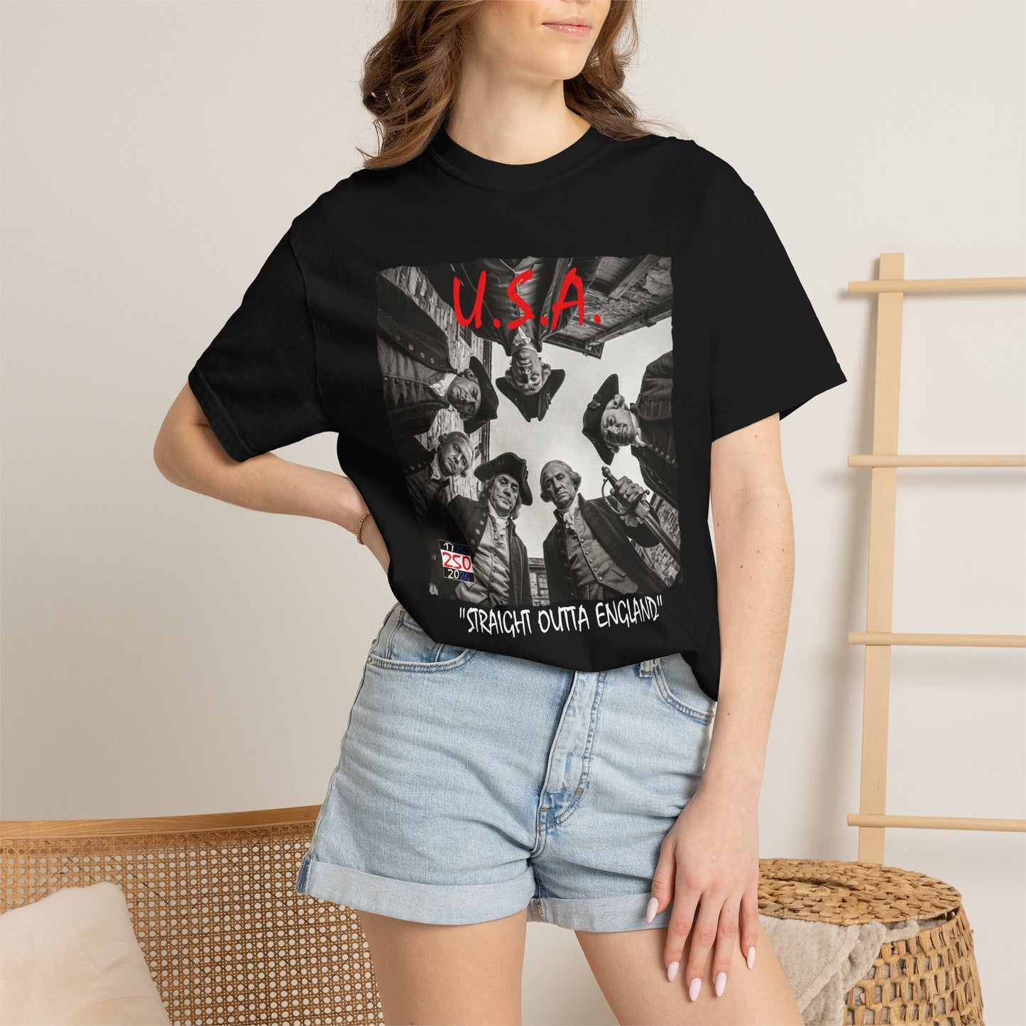 U.S.A. 250th 'Straight Outta England' T-shirt