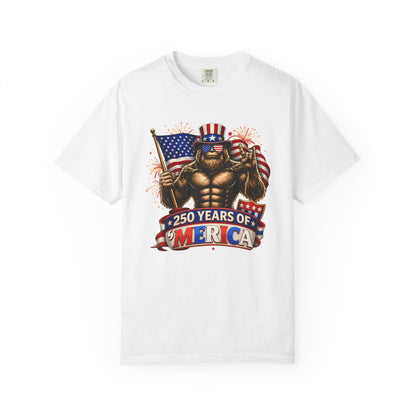 Celebrate 250 Years of 'Merica with this Bigfoot T-shirt | Comfort Colors