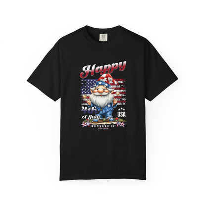 America Gnome Patriotic T-Shirt | USA 250 | 4th of July | Comfort Colors