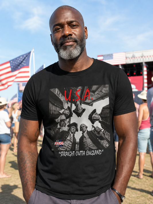 U.S.A. 250th 'Straight Outta England' T-shirt