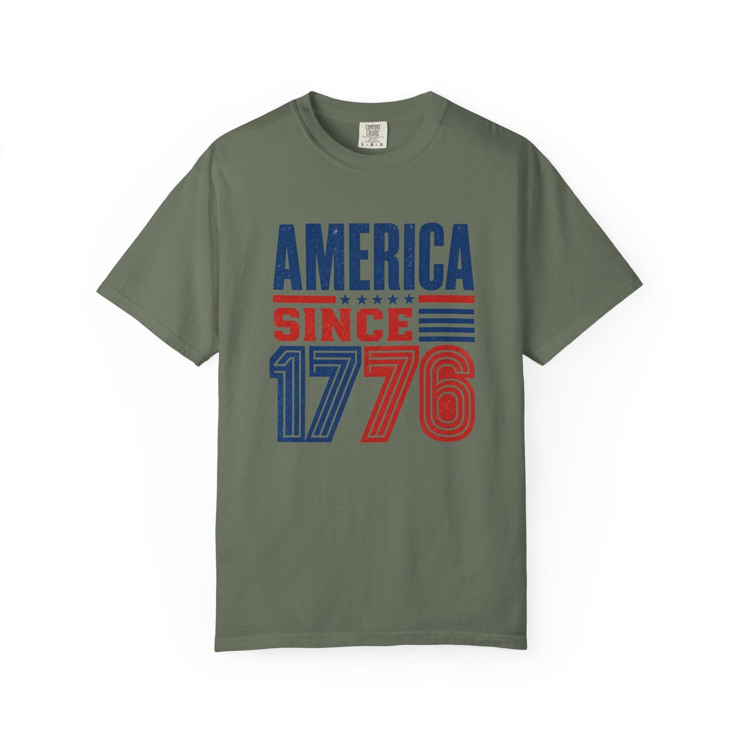 America 1776 T-Shirt Patriotic USA Independence Day Gift Tee American History Freedom Shirt Men Women Unisex