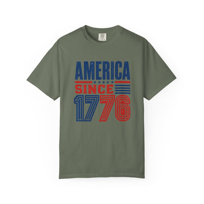 America 1776 T-Shirt Patriotic USA Independence Day Gift Tee American History Freedom Shirt Men Women Unisex