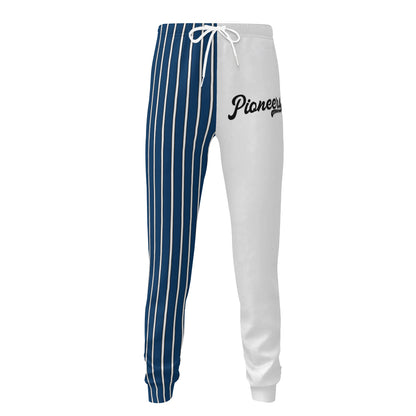 Blue with White Pinstripe Joggers