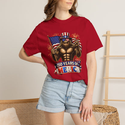 Celebrate 250 Years of 'Merica with this Bigfoot T-shirt | Comfort Colors