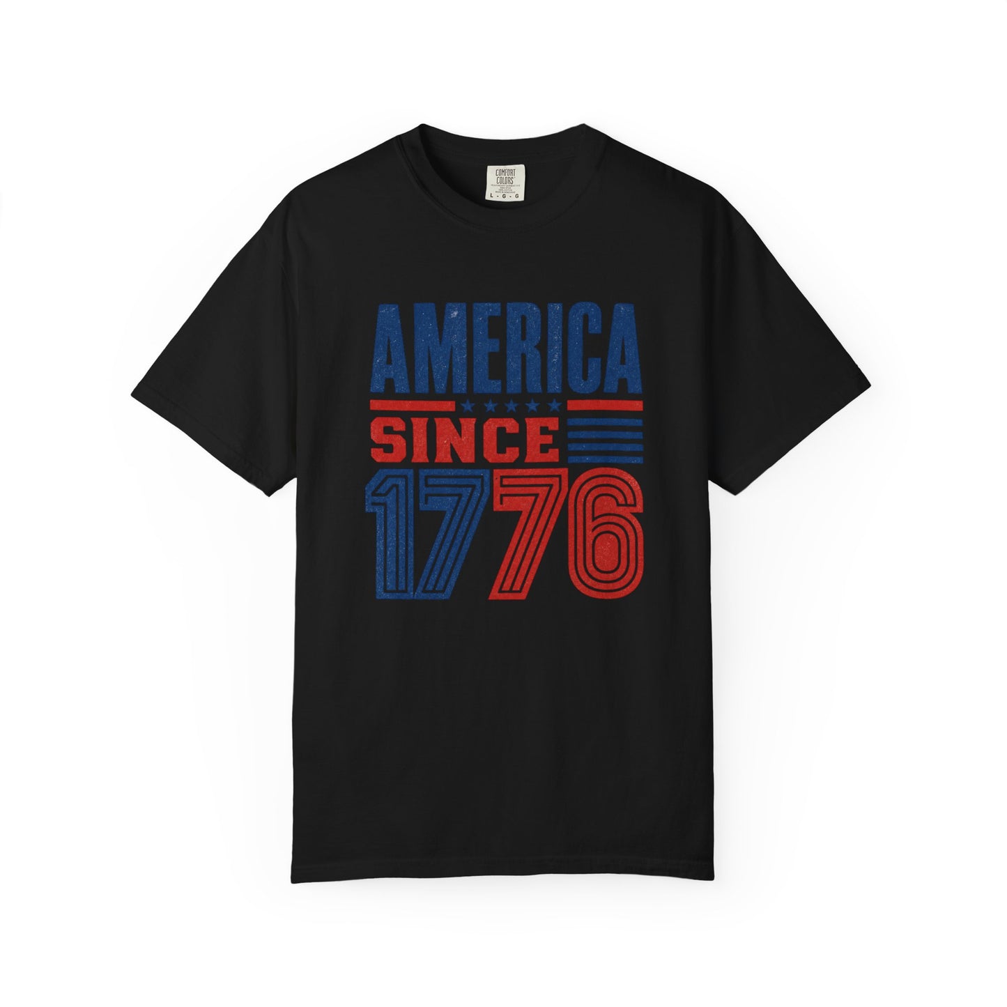 America 1776 T-Shirt Patriotic USA Independence Day Gift Tee American History Freedom Shirt Men Women Unisex
