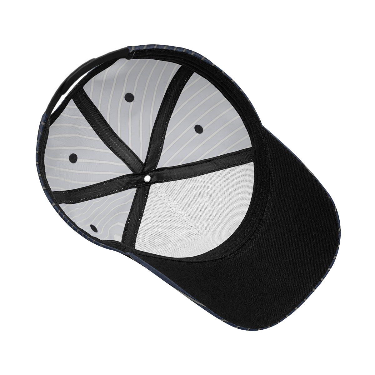 Navy & Grey Pinstripe Pioneer Wrestling Hat