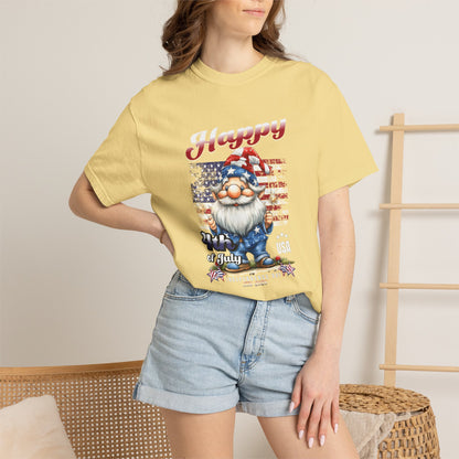 America Gnome Patriotic T-Shirt | USA 250 | 4th of July | Comfort Colors