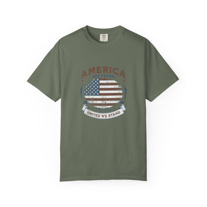 America United We Stand 1776 - 2026 Tee | American Pride Shirt | 4th of July Independence Day | Comfort Colors