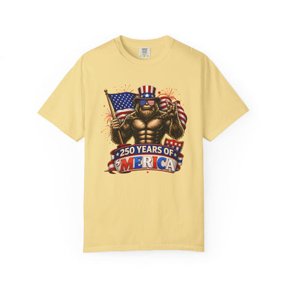 Celebrate 250 Years of 'Merica with this Bigfoot T-shirt | Comfort Colors