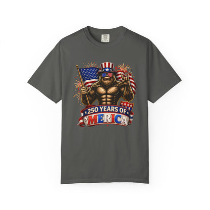 Celebrate 250 Years of 'Merica with this Bigfoot T-shirt | Comfort Colors
