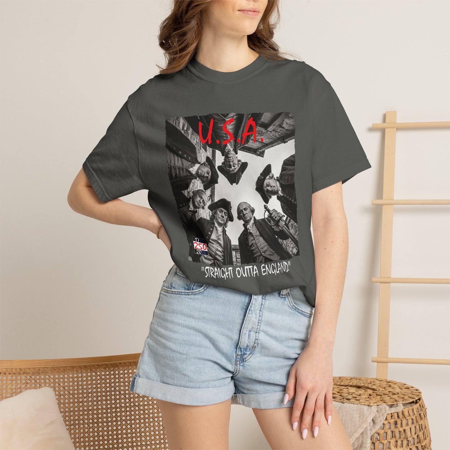 U.S.A. 250th 'Straight Outta England' T-shirt