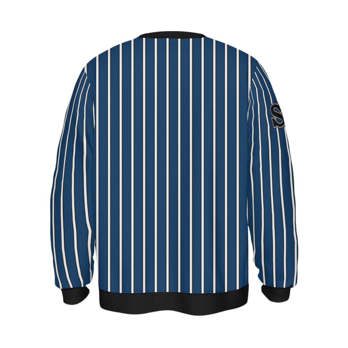 Pioneers Wrestling Pinstripe Crewneck (Royal Blue/White)