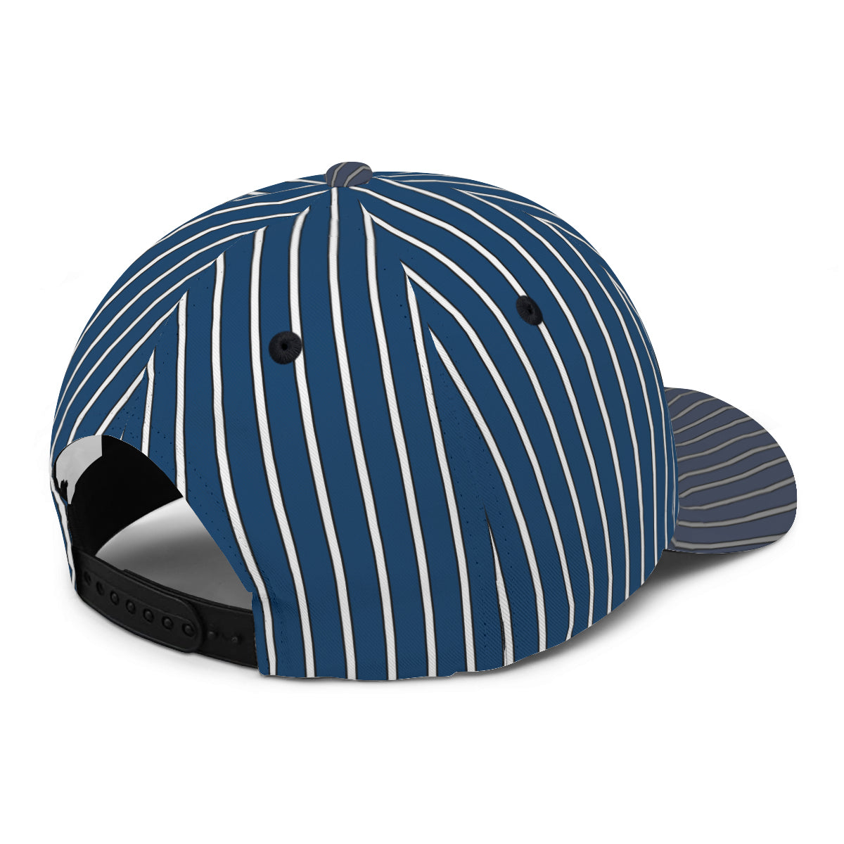 Blue with White Pinstripes Hat - Pioneer Wrestling