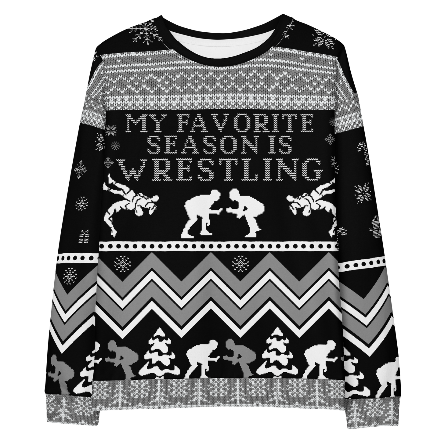 Favorite Season is Wrestling (Black/Grey)
