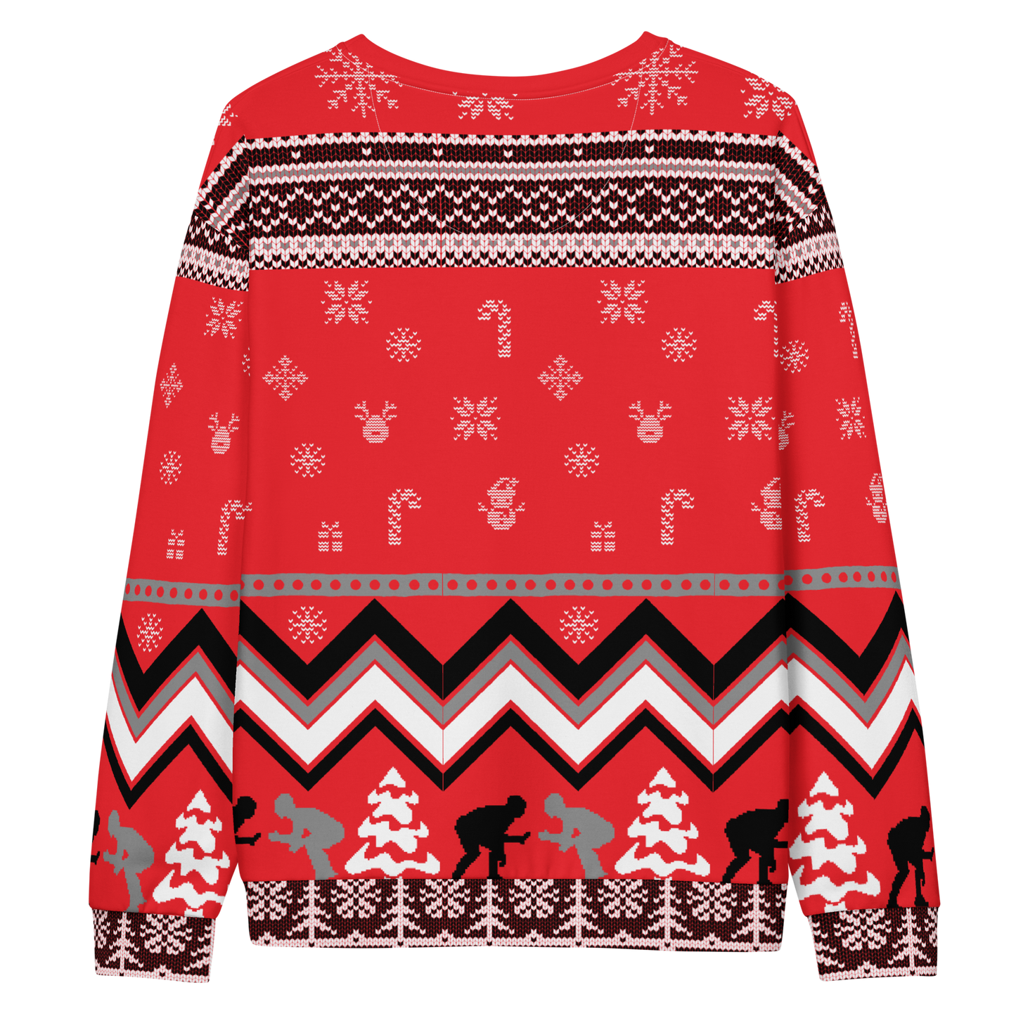 Favorite Season Is Wrestling Ugly Sweatshirt (Red/Black)