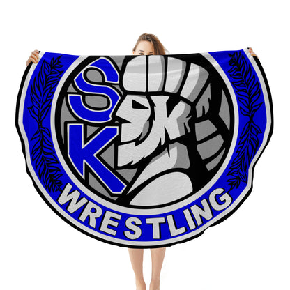 SK Wrestling Round Blanket